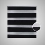 Roleta vzor zebra, 100 x 175 cm, čierna – Obrázok 3