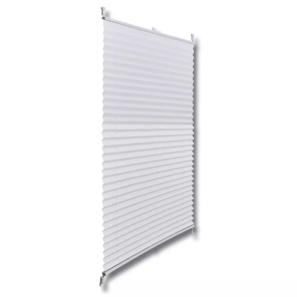 Plisovaná roleta 90 x 150 cm, biela – Obrázok 3