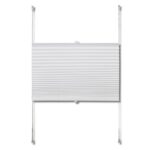 Plisovaná roleta 90 x 150 cm, biela – Obrázok 4