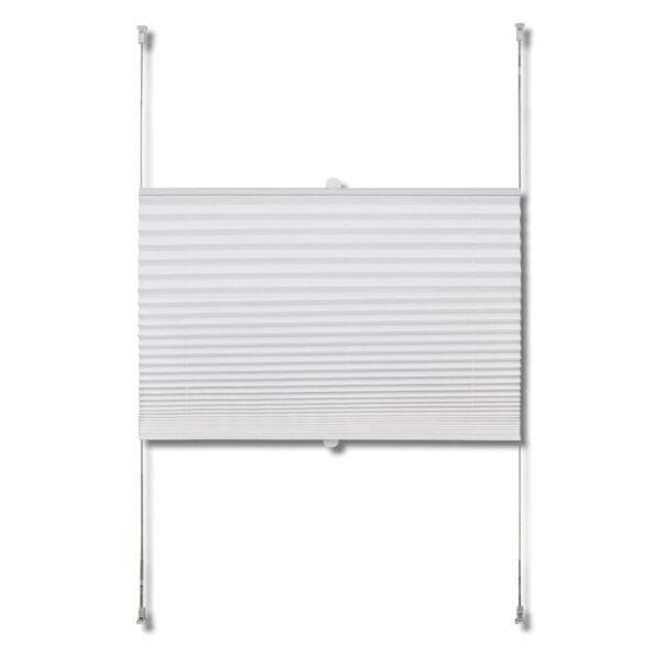 Plisovaná roleta 90 x 150 cm, biela – Obrázok 4