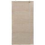 vidaXL Prírodná bambusová roleta 80x160 cm – Obrázok 2