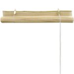 vidaXL Prírodná bambusová roleta 80x160 cm – Obrázok 5