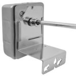 vidaXL Grilovací ražeň s motorčekom, oceľ, 1000 mm – Obrázok 4