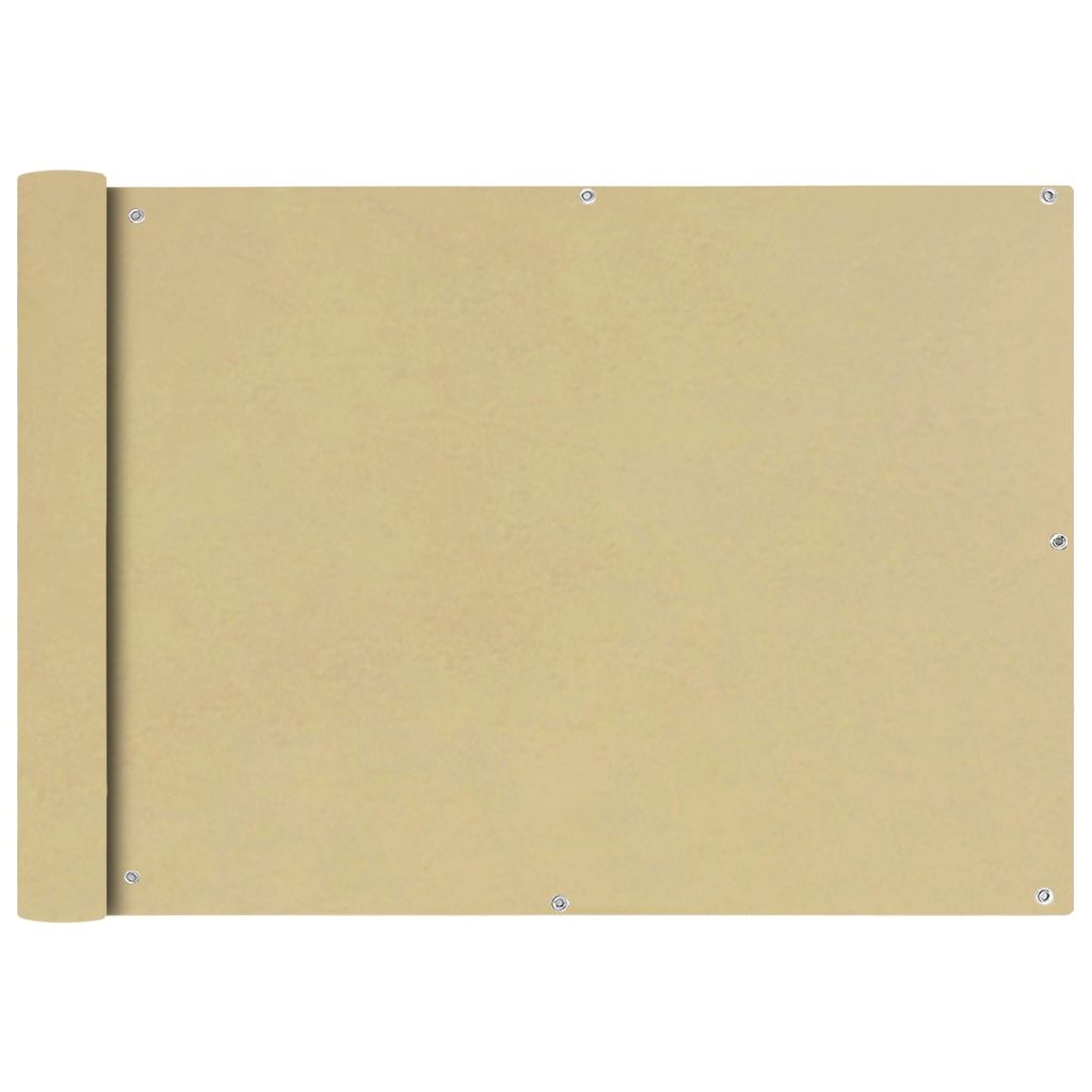 VXL8718475975830_a_en_hd_1.jpg vidaXL Balkónová markíza z oxfordskej látky, 75x600 cm, béžová – Obrázok 1