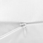 vidaXL Tvarovaný vankúš pre spanie na boku, 40x145 cm, biely – Obrázok 2