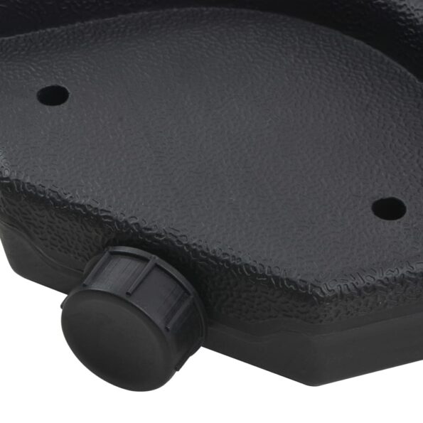 vidaXL Vonkajší slnečník s prenosnou základňou antracitový – Obrázok 9