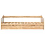 vidaXL Rám rozkladacej pohovky 90x200 cm borovicové drevo – Obrázok 4