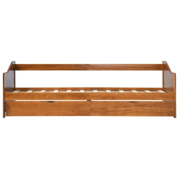 vidaXL Rám rozkladacej pohovky medovohnedý 90x200 cm borovicové drevo – Obrázok 4