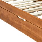 vidaXL Rám rozkladacej pohovky medovohnedý 90x200 cm borovicové drevo – Obrázok 7