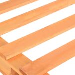 vidaXL Paletový posteľný rám, hnedý, borovicový masív 100x200 cm – Obrázok 5