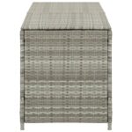 vidaXL Záhradný úložný box sivý 200x50x60 cm polyratanový – Obrázok 5