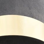 vidaXL Stolička tmavosivá a zlatá zamatová – Obrázok 3