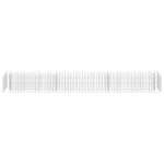 vidaXL Gabiónový vyvýšený záhon, pozinkovaná oceľ 270x30x30 cm – Obrázok 4