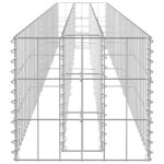 vidaXL Gabiónový vyvýšený záhon, pozinkovaná oceľ 270x30x30 cm – Obrázok 5