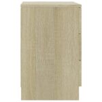 vidaXL Nočný stolík, dub sonoma 38x35x56 cm, kompozitné drevo – Obrázok 5