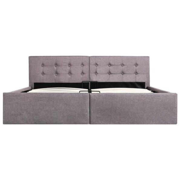 vidaXL Hydraulický posteľný rám+úložný priestor, látka 160x200 cm – Obrázok 3