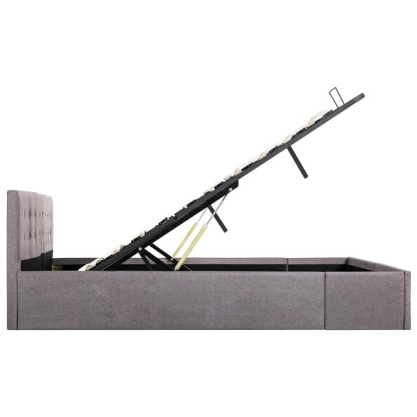 vidaXL Hydraulický posteľný rám+úložný priestor, látka 160x200 cm – Obrázok 6