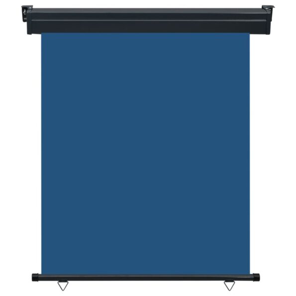 vidaXL Bočná markíza na balkón 145x250 cm modrá – Obrázok 2