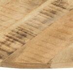 vidaXL Stolová doska, mangový masív, okrúhla 15-16 mm, 70 cm – Obrázok 2