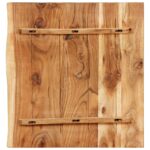 vidaXL Doska na kúpeľňovú skrinku, akáciový masív 58x52x3,8 cm – Obrázok 2