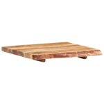 vidaXL Doska na kúpeľňovú skrinku, akáciový masív 58x52x3,8 cm – Obrázok 5
