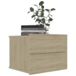 vidaXL Nočný stolík, dub sonoma 40x30x30 cm, kompozitné drevo – Obrázok 3