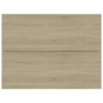 vidaXL Nočný stolík, dub sonoma 40x30x30 cm, kompozitné drevo – Obrázok 4