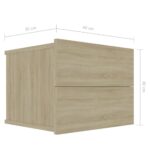 vidaXL Nočný stolík, dub sonoma 40x30x30 cm, kompozitné drevo – Obrázok 7