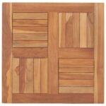 vidaXL Stolová doska, tíkový masív 60x60x2,5 cm – Obrázok 3