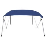vidaXL Strieška Bimini so 4 oblúkmi, modrá 243x180x137 cm – Obrázok 3