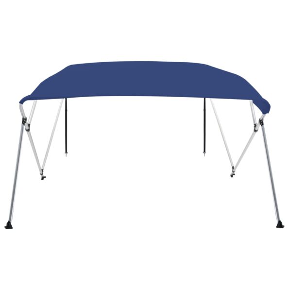 vidaXL Strieška Bimini so 4 oblúkmi, modrá 243x180x137 cm – Obrázok 3