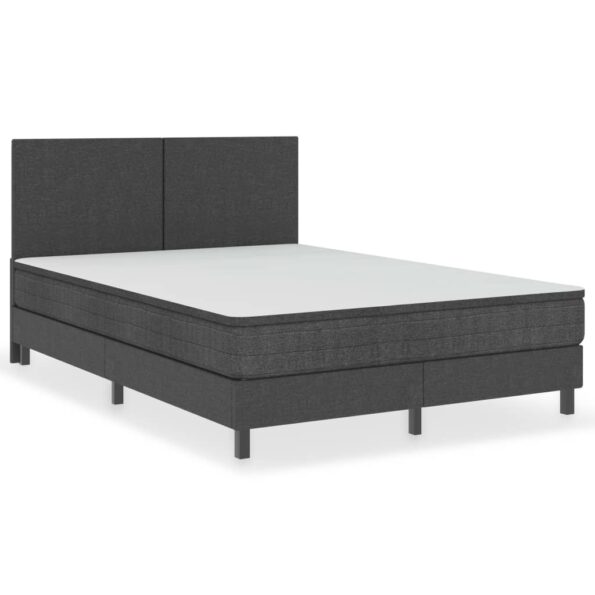 vidaXL Rám na boxspring posteľ, sivý, látka 140x200 cm – Obrázok 2