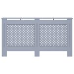 vidaXL Kryt na radiátor antracitový 152x19x81 cm MDF – Obrázok 3