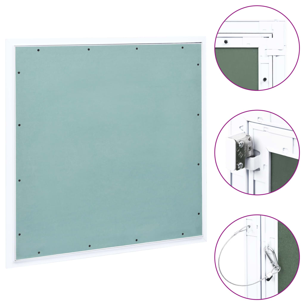 VXL8719883872155_a_en_hd_1.jpg vidaXL Prístupový panel s hliníkovým rámom a sadrokartónom 500x500 mm – Obrázok 1