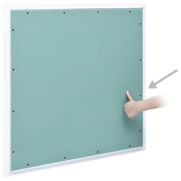 vidaXL Prístupový panel s hliníkovým rámom a sadrokartónom 500x500 mm – Obrázok 2