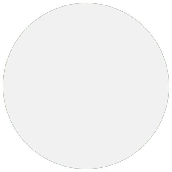 vidaXL Chránič na stôl priehľadný Ø 90 cm 2 mm PVC – Obrázok 2