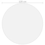 vidaXL Chránič na stôl priehľadný Ø 120 cm 1,6 mm PVC – Obrázok 5