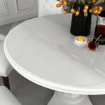 vidaXL Chránič na stôl priehľadný Ø 120 cm 1,6 mm PVC
