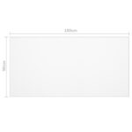 vidaXL Chránič na stôl, matný 180x90 cm, 1,6 mm, PVC – Obrázok 6