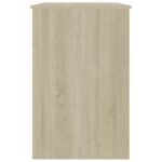vidaXL Písací stôl, dub sonoma 100x50x76 cm, drevotrieska – Obrázok 8