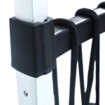 vidaXL Skladací schodiskový vozík strieborný hliníkový 70 kg – Obrázok 6