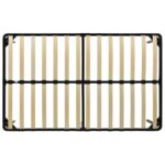 vidaXL Posteľný rám, čierny, kov 140x200 cm – Obrázok 5