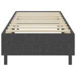 vidaXL Posteľ boxspring tmavošedá látková 90x200 cm – Obrázok 5