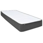 vidaXL Posteľ boxspring tmavošedá látková 90x200 cm – Obrázok 9