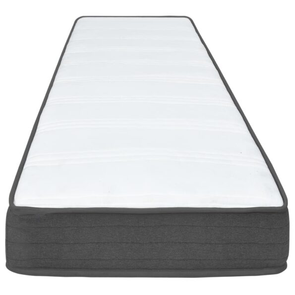 vidaXL Posteľ boxspring tmavošedá látková 90x200 cm – Obrázok 10