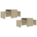 vidaXL Konferenčné stolíky, dub sonoma 100x48x40 cm, kompozitné drevo – Obrázok 5