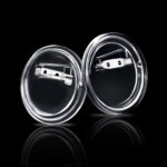 vidaXL Sada odznakov so špendlíkmi 100 sád akrylová 58 mm – Obrázok 3