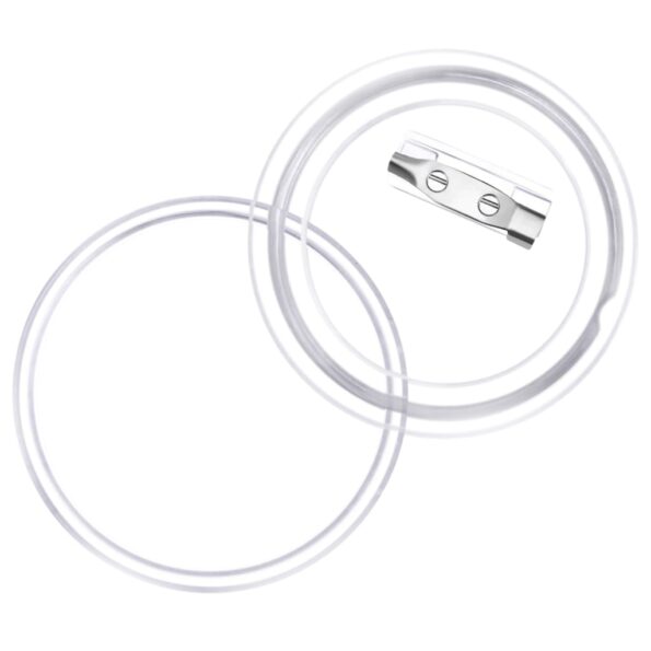 vidaXL Sada odznakov so špendlíkmi 100 sád akrylová 58 mm – Obrázok 6