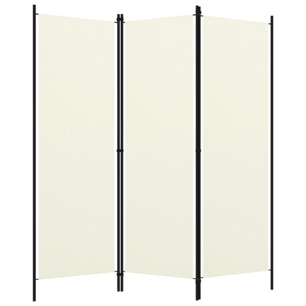 vidaXL 3-panelový paraván biely 150x180 cm – Obrázok 2