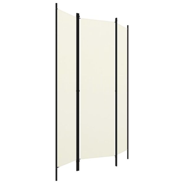 vidaXL 3-panelový paraván biely 150x180 cm – Obrázok 3